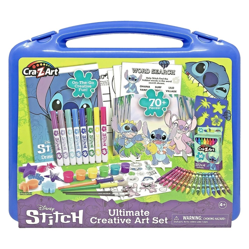 NEW Disney Lilo Stitch Kids Ultimate Creative Arts‎ & Crafts Set, Cra-Z-Art